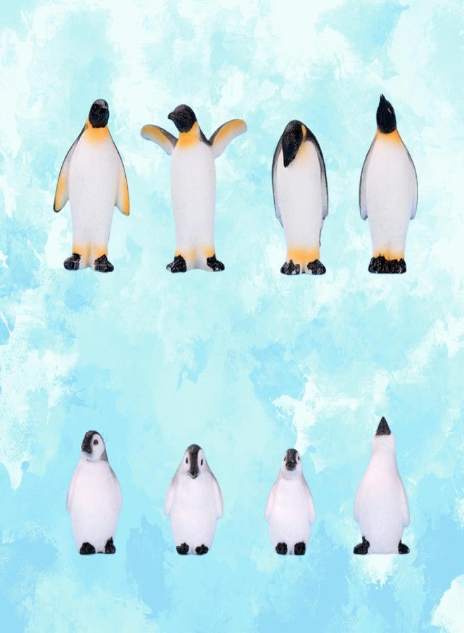 HYSTYLE 19 Pcs Tiny Penguin Figurines Set, Plastic Miniature Small Penguin Figures Cupcake Cake Topper Christmas Birthday Gift Christmas Party Supplies Gift - Image 5